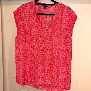 Hilary Radley ladies size XL/ EG red with white